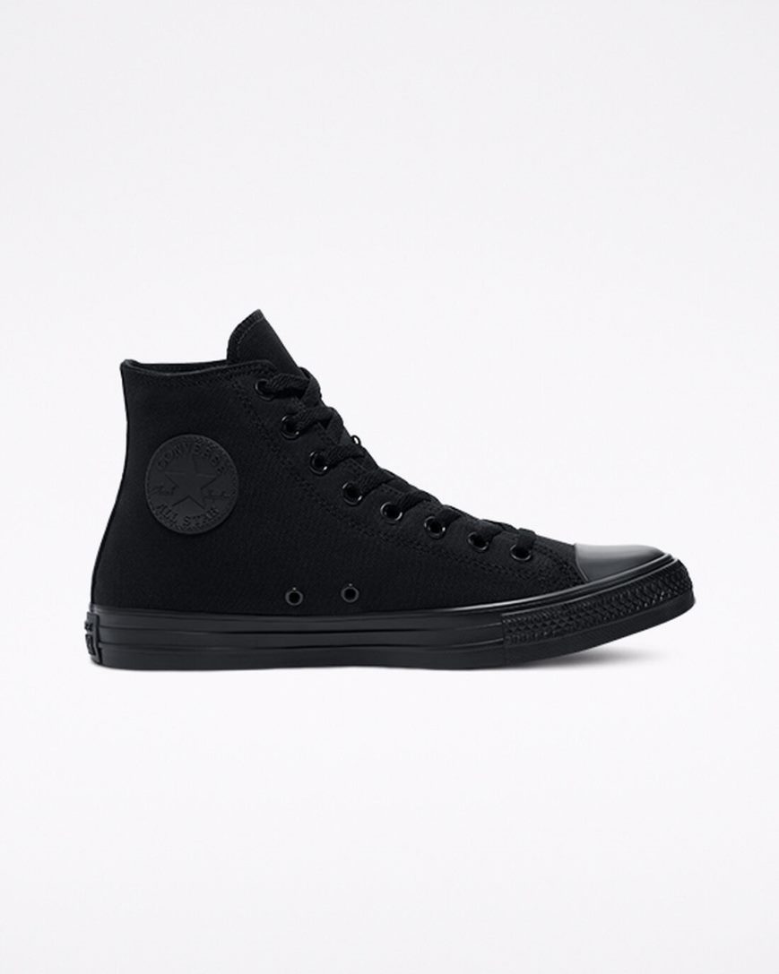 Men\'s Converse Chuck Taylor All Star Classic High Top Shoes Black | AU E6380V